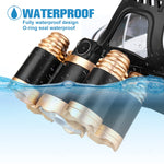 Linterna Frontal LED 5xT6, para Bici y Pesca Nocturna