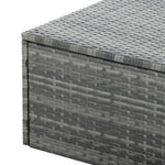 Set de Muebles de Exterior de Ratán Sintético, 5 Piezas, con Mesa de Centro