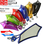 Espejo Retrovisor de Aleación de Aluminio para Moto y Vehículo Eléctrico, Rosca 8mm Universal