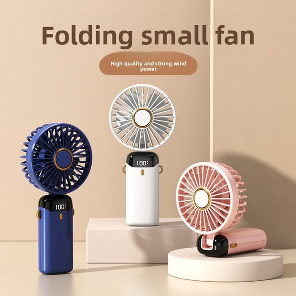 Mini Ventilador USB Portátil con Soporte para Móvil