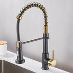 Grifo de Cocina de Muelle, Cobre, Extraíble y Giratorio