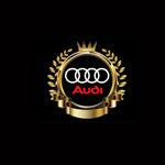 Luz de Bienvenida LED con Proyección de Logo en el Suelo, Compatible con Audi A1 A3 A5 A7 Q3 Q5 Q7 Q8 A4L A6L