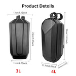 Bolsa Colgante Impermeable de Carcasa Rígida para Bicicleta y Patinete Eléctrico, 3L/4L
