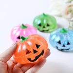Juguete Squishy de Calabaza, Halloween, Antiestrés