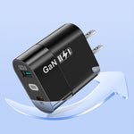 Cargador GaN 65W, Carga Rápida USB-C