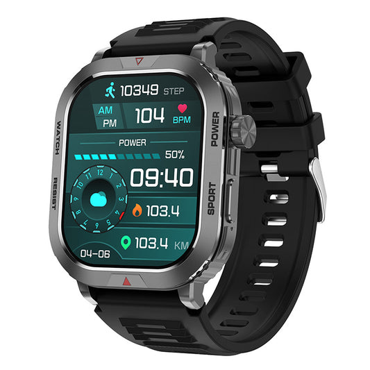 Reloj Inteligente ZW66 con Llamadas Bluetooth, Notificaciones, Monitor de Ritmo Cardíaco y Contador de Pasos