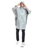 Poncho Impermeable con Capucha para Senderismo y Pesca