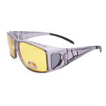 Gafas de Sol Polarizadas para Conducir y Pescar, con Cubierta Abatible para Gafas Graduadas