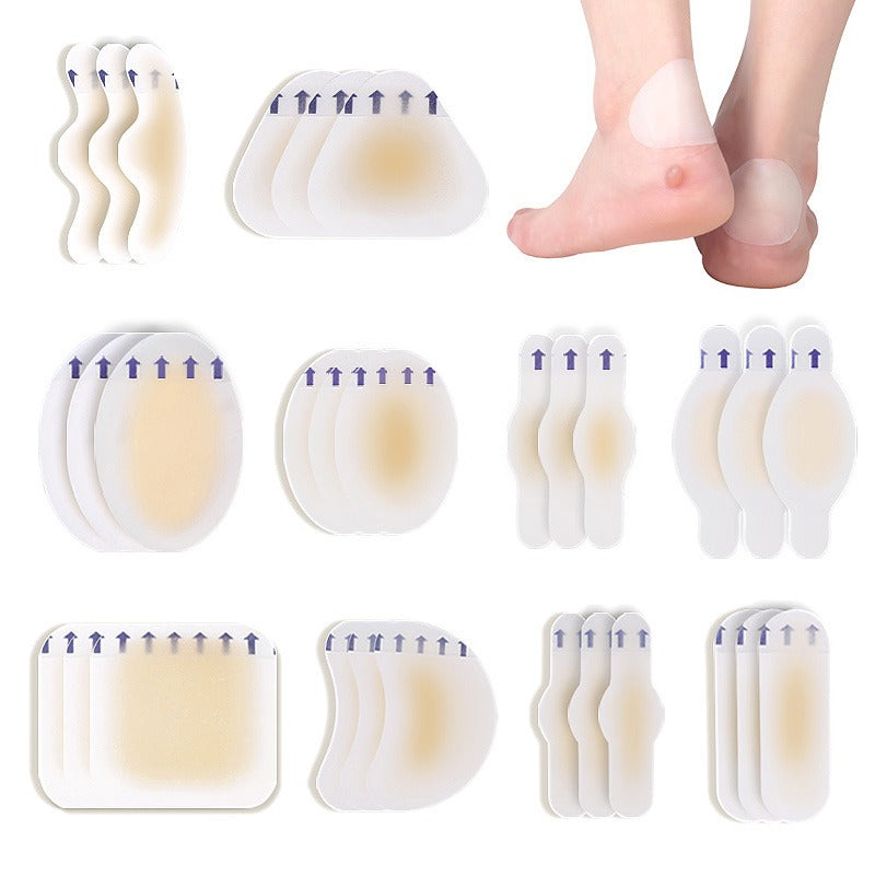 Parches de Hidrogel para Rozaduras de Zapatos y Tacones, Antiampollas