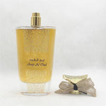 Perfume Oriental de Oud, Frasco con Lazo Dorado