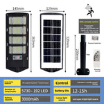 Foco Solar de Pared con Sensor de Movimiento y Mando a Distancia