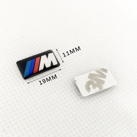 Pegatina Decorativa para Volante, Compatible con BMW Serie 3, 5, 7, X1, X3, X5, X6