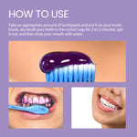 Pasta de Dientes Corrector Violeta EELHOE, Blanqueadora