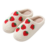 Zapatillas de Casa de Franela con Diseño de Sonrisa, Invierno
