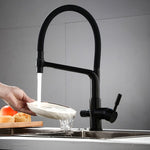 Grifo Purificador 3 en 1 de Cobre, Extraíble, para Fregadero de Cocina