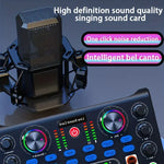 Tarjeta de Sonido HD X60 Profesional para Karaoke, Directos y Grabación