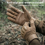 Guantes Tácticos de Dedo Completo para Hombre, Antideslizantes, Uso Militar y Aire Libre