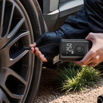 Hinchador Eléctrico Recargable 150PSI con Luz y Pantalla LCD, para Coche y Bicicleta