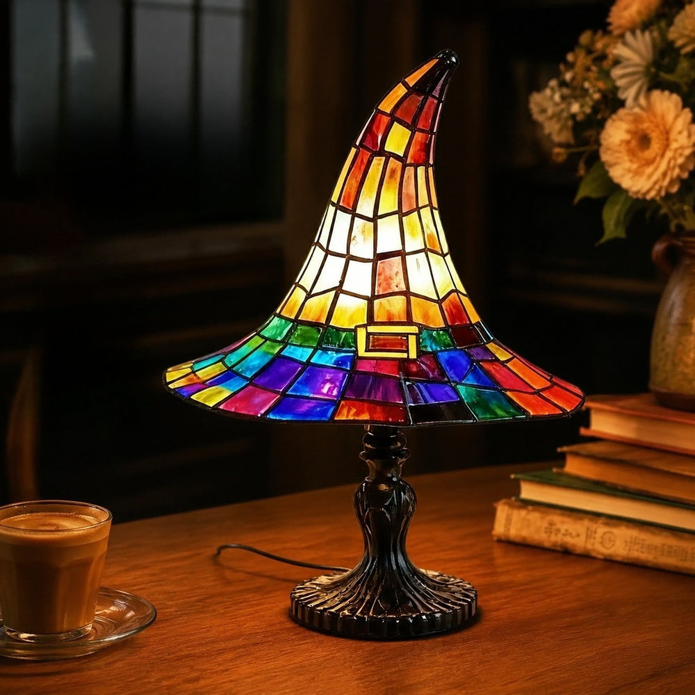 Lámpara Decorativa de Halloween, Sombrero de Bruja con USB