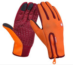Guantes Impermeables Cortavientos para Ciclismo y Pesca, Dedo Completo, Unisex