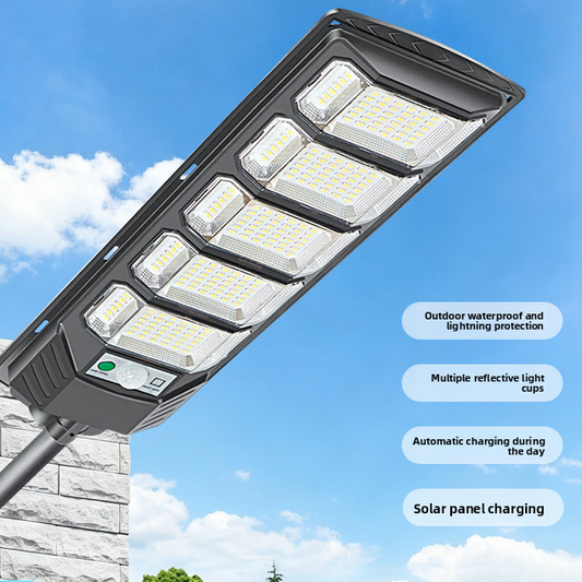 Foco Solar de Pared con Sensor de Movimiento y Mando a Distancia