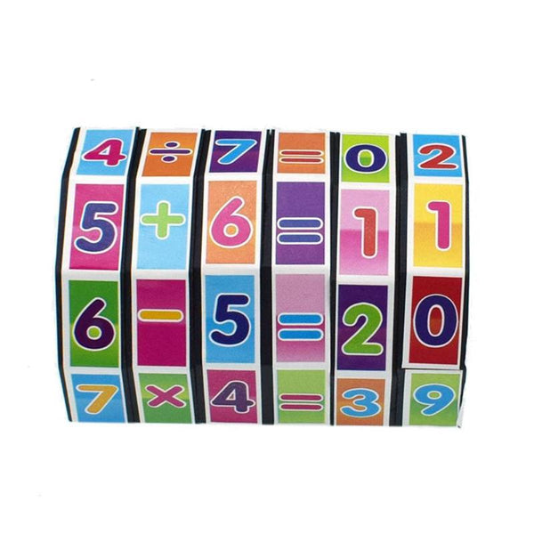 Cubo Mágico Educativo de Matemáticas para Niños, Sumas y Restas