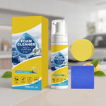 Kit de Limpieza Multiusos en Espuma para Interior de Coche, Sin Frotar