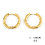 Pendientes de Aro de Acero Inoxidable, Set de 3 Pares