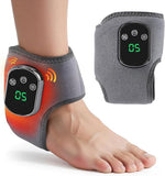 Masajeador de Tobillo Eléctrico con Calor y Vibración, Protector para Pies