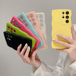 Funda de Silicona Ondulada para Samsung Galaxy S22 y S24, Antigolpes