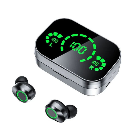 Auriculares Inalámbricos YD03 con Pantalla Digital, Bluetooth 5.3, Larga Duración de Batería