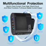 Cargador de Móvil 2 USB + Type-C, 30W