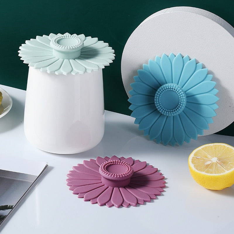 Tapa de Silicona para Vasos y Tazas, Antipolvo