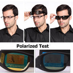 Gafas de Sol Polarizadas para Conducir y Pescar, con Cubierta Abatible para Gafas Graduadas