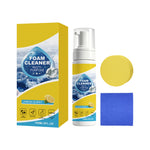 Kit de Limpieza Multiusos en Espuma para Interior de Coche, Sin Frotar