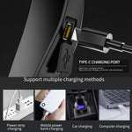 Linterna Frontal LED COB Mini, Recargable por USB Tipo C, para Pesca Nocturna