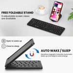 Teclado Bluetooth Plegable Ultrafino, Recargable, Conexión con un Solo Clic