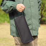 Silla de Camping Ultraligera Plegable, Taburete de Pesca con Portaherramientas