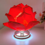 Lámpara Decorativa de Rosa, Ambiente Romántico para el Dormitorio