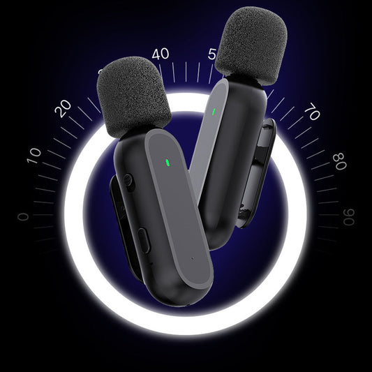 Micrófono de Solapa K61 con Cámara de Carga, para Vídeo, TikTok y Streaming en Directo