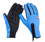 Guantes Impermeables Cortavientos para Ciclismo y Pesca, Dedo Completo, Unisex