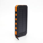 Power Bank Solar 10000mAh, Ultra Fino, con Brújula y Linterna