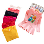 Vestido Infantil Tipo Sudadera con Capucha, Estampado de Dibujos Animados