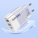 Cargador GaN 65W, Carga Rápida USB-C