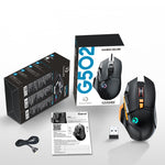 Ratón Inalámbrico Gaming RGB, Doble Modo 2.4G y Bluetooth