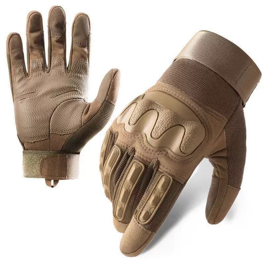 Guantes Tácticos de Dedo Completo para Hombre, Antideslizantes, Uso Militar y Aire Libre