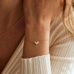 Pulsera Gota de Agua con Circonitas