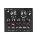 Tarjeta de Sonido V8 Profesional para Streaming, Podcast y Grabación en Estudio, con Cambiador de Voz