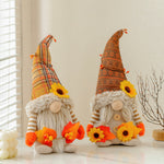 Gnomo Decorativo de Otoño para Acción de Gracias, Sin Rostro