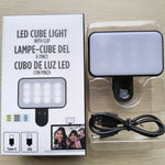Luz LED de Relleno con Pinza para Videollamadas, Streaming y Fotografía